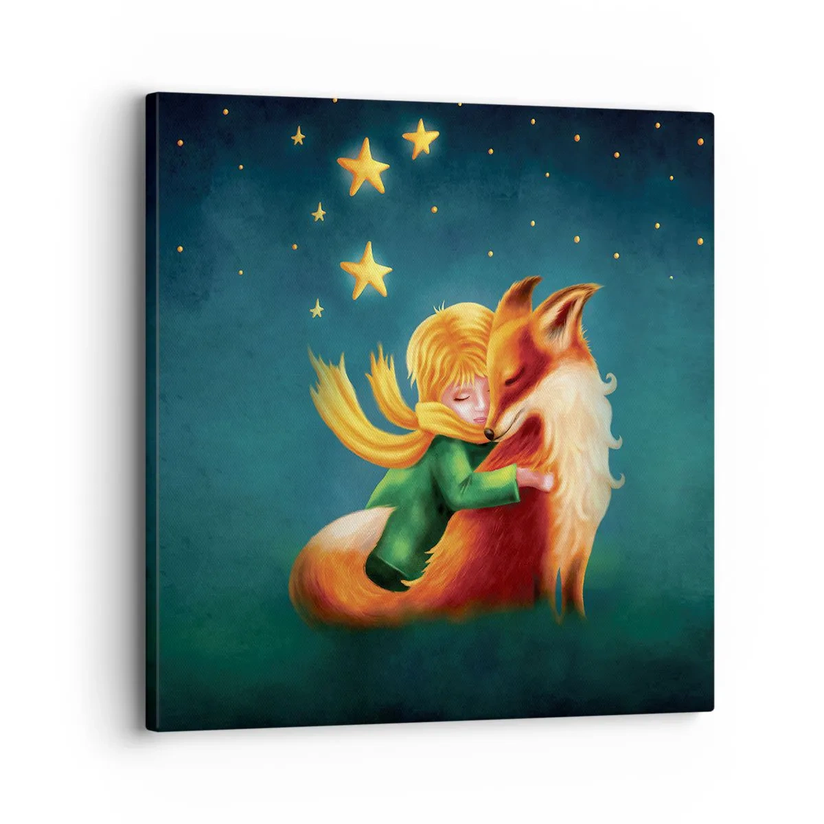 Cuadro sobre lienzo - Impresión de Imagen - El Principito - 30x30 cm