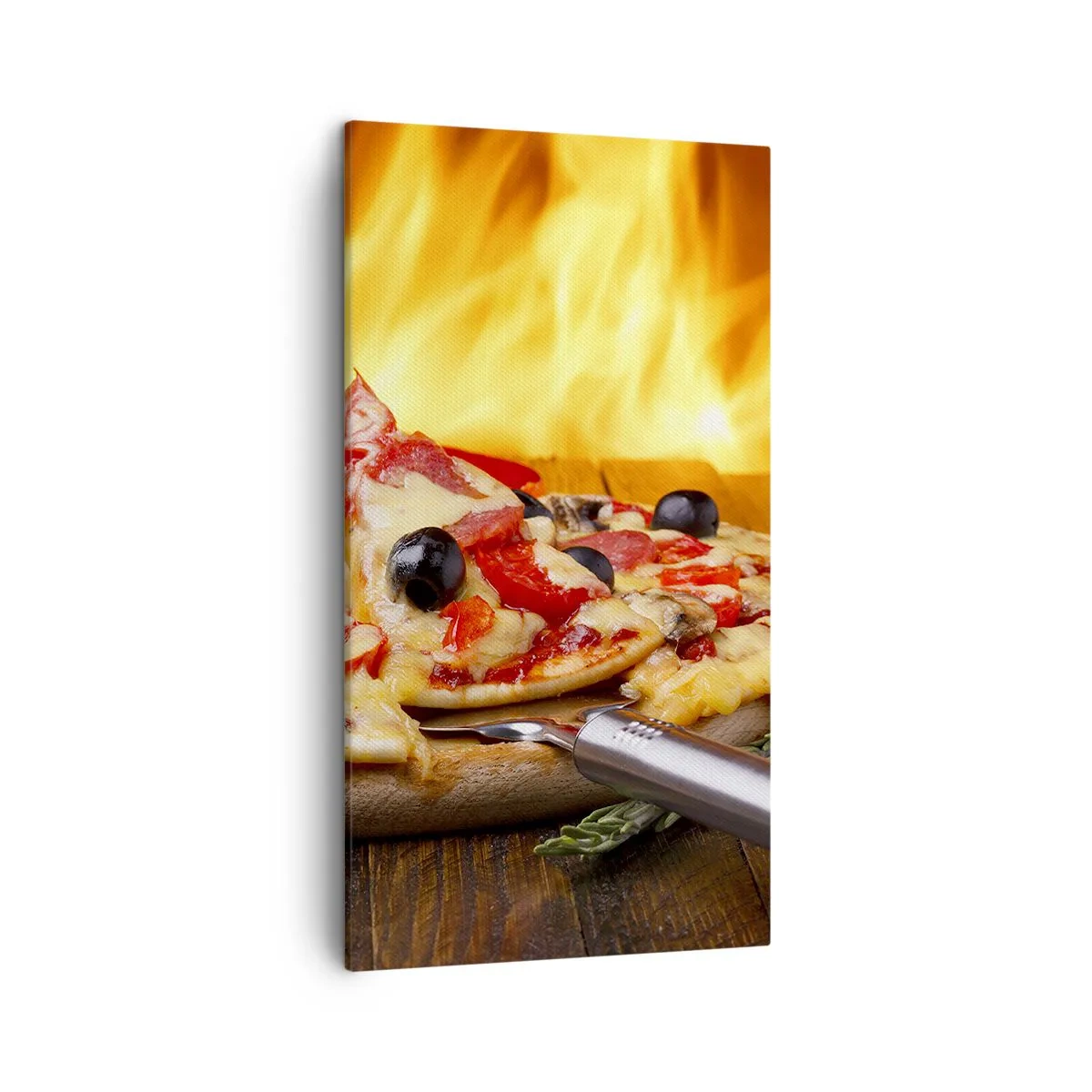 Cuadro sobre lienzo - Impresión de Imagen - Desde Italia con amor - 45x80 cm