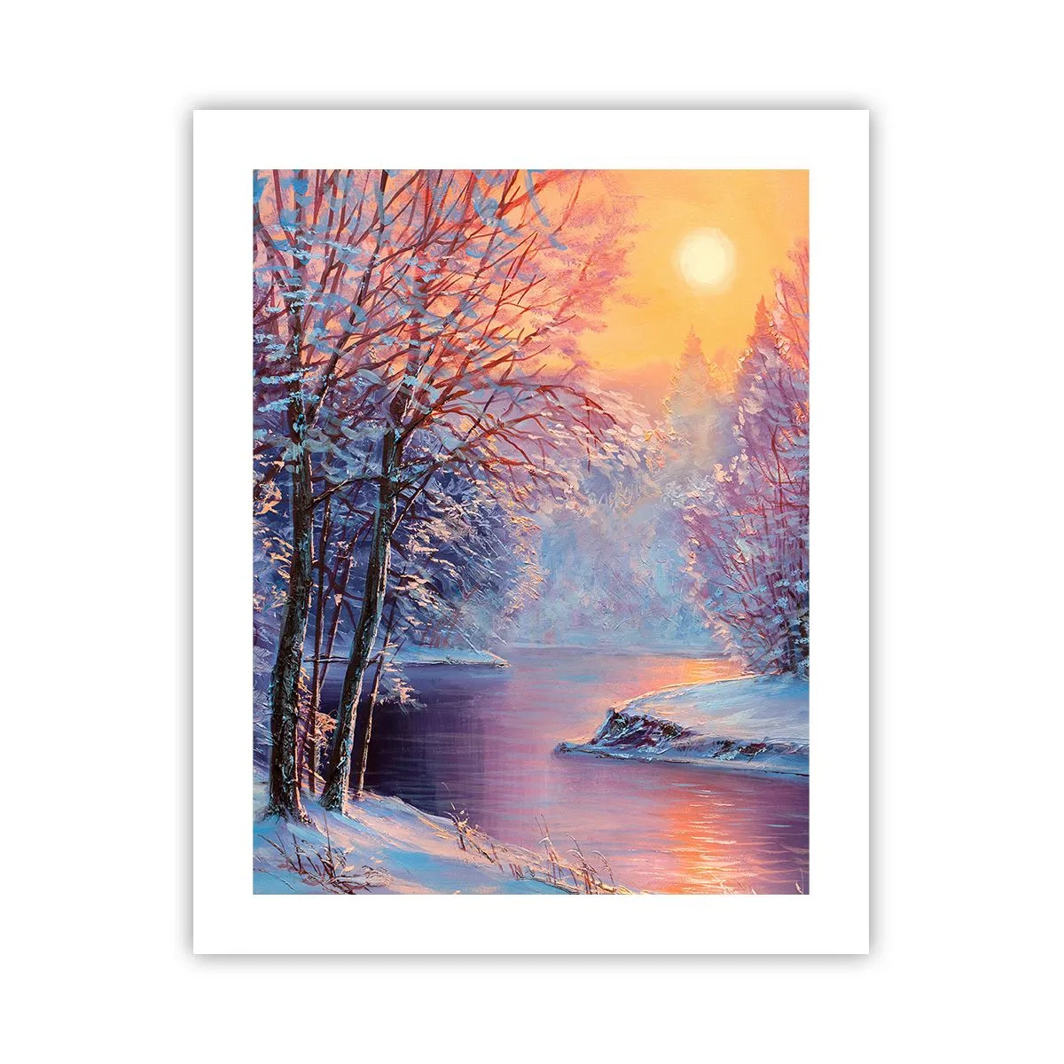 Póster - Colores del invierno - 40x50 cm