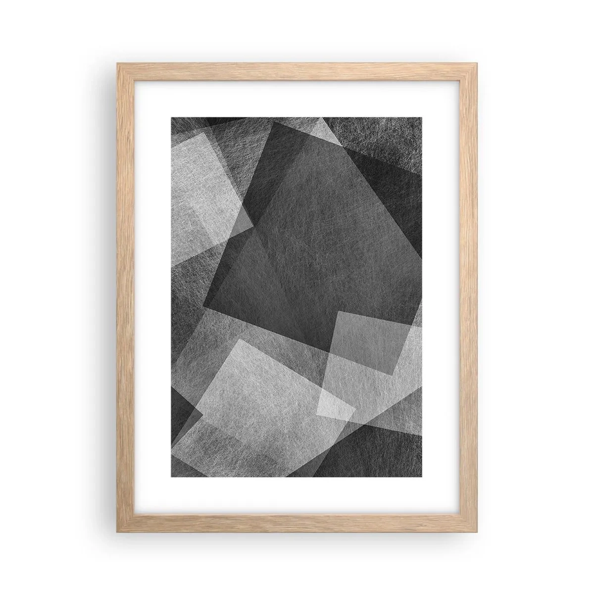 Póster en marco roble claro - Un símbolo eterno de permanencia y orden - 30x40 cm