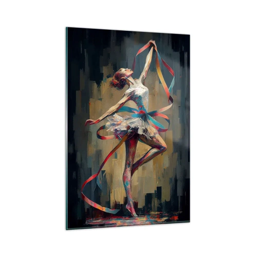 Cuadro sobre vidrio - Impresiones sobre Vidrio - Baile con lazo - 80x120 cm