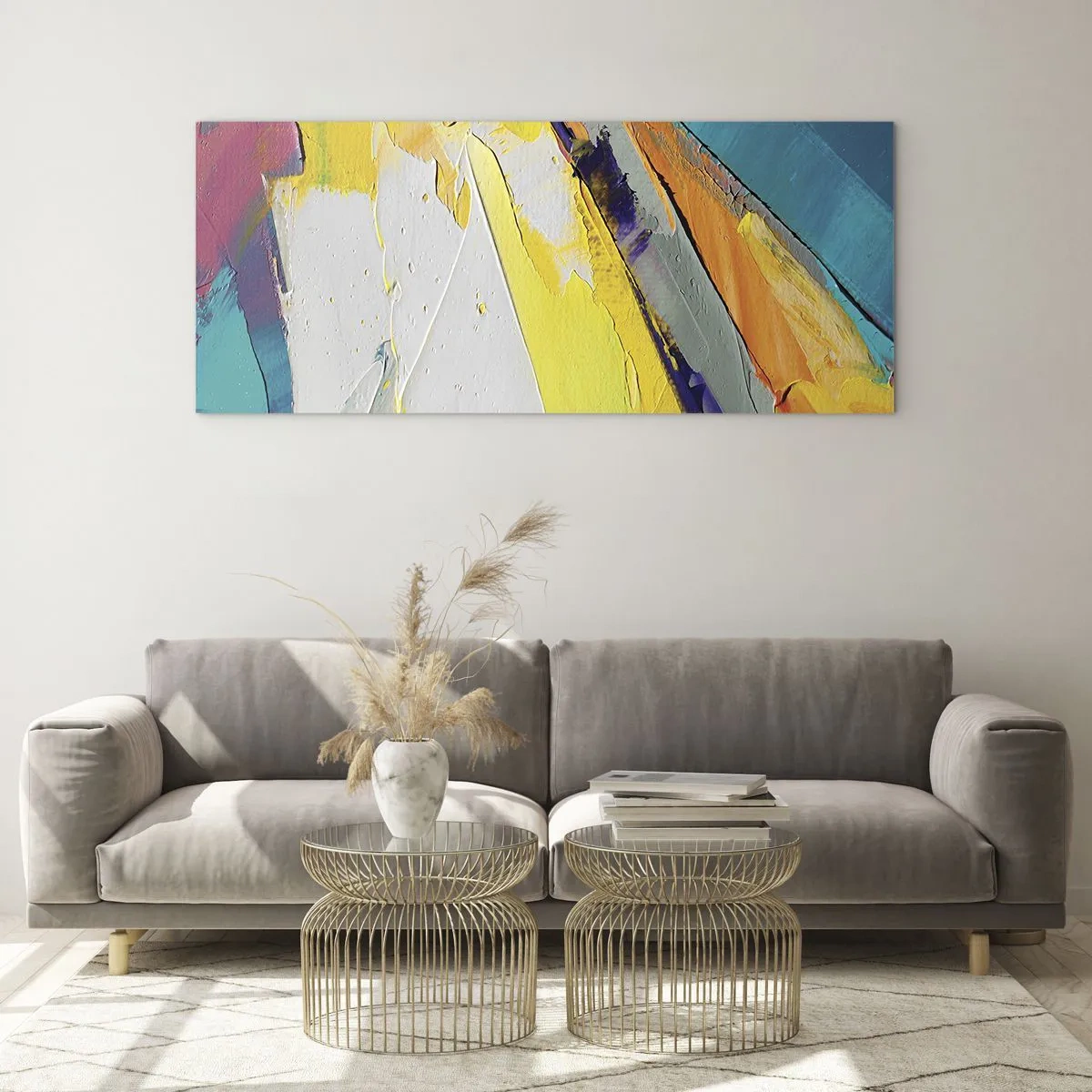 Cuadro sobre vidrio - Impresiones sobre Vidrio - Anatomía de la luz - 100x40 cm