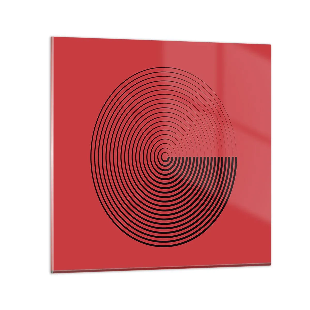 Cuadro sobre vidrio - Impresiones sobre Vidrio - Movimiento circular - 50x50 cm