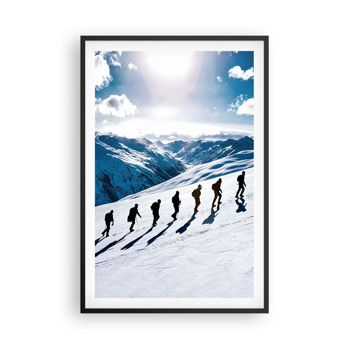 Póster en marco negro - Equipo de conquistadores - 61x91 cm