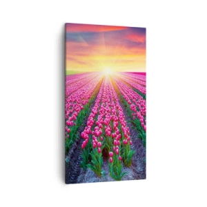 Cuadro sobre lienzo - Impresión de Imagen - Granja de belleza - 45x80 cm