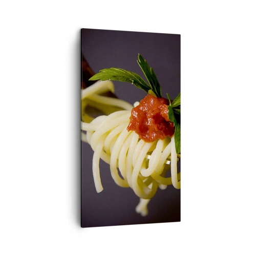 Cuadro sobre lienzo - Impresión de Imagen - Un sabroso bocado - 45x80 cm