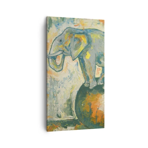 Cuadro sobre lienzo - Impresión de Imagen - ¡Viva el circo! - 45x80 cm