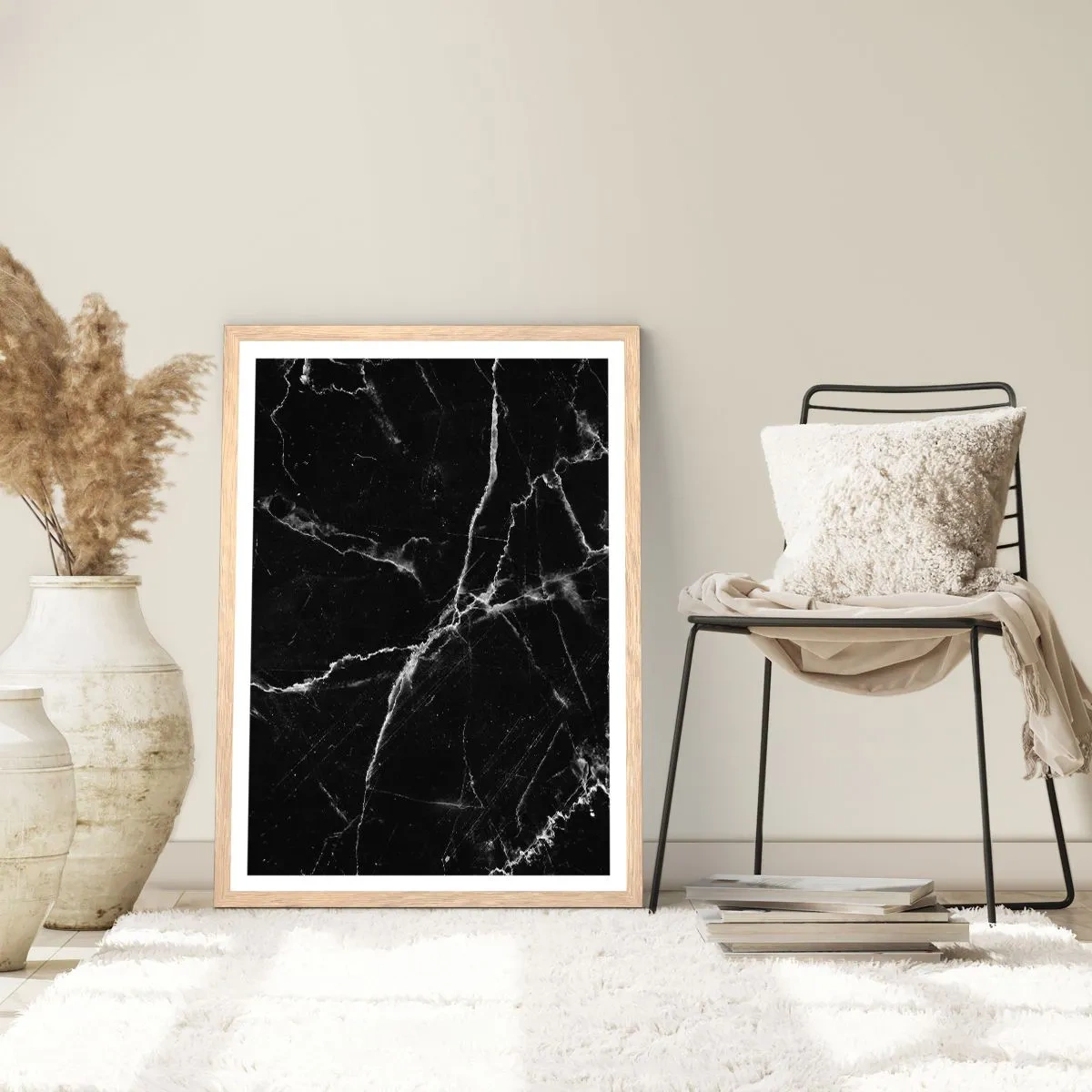 Póster en marco roble claro - La vida secreta de la piedra - 61x91 cm