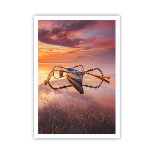 Póster - Calma de una tarde tropical - 70x100 cm