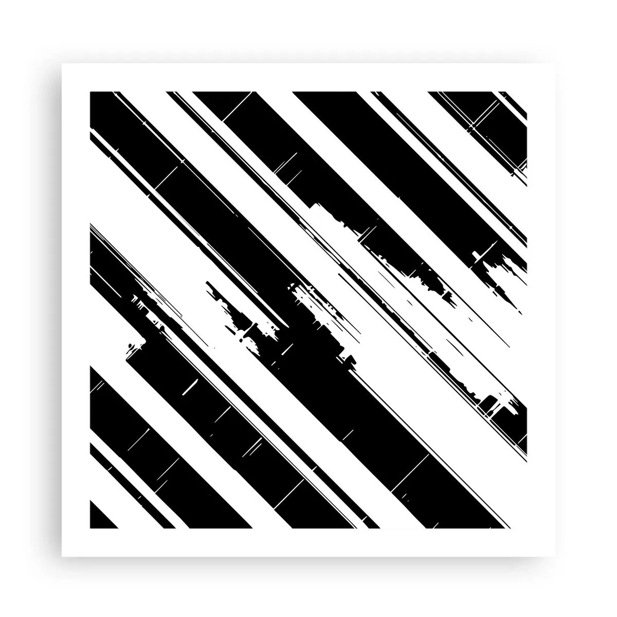 Póster - Composición intensa y dinámica - 60x60 cm