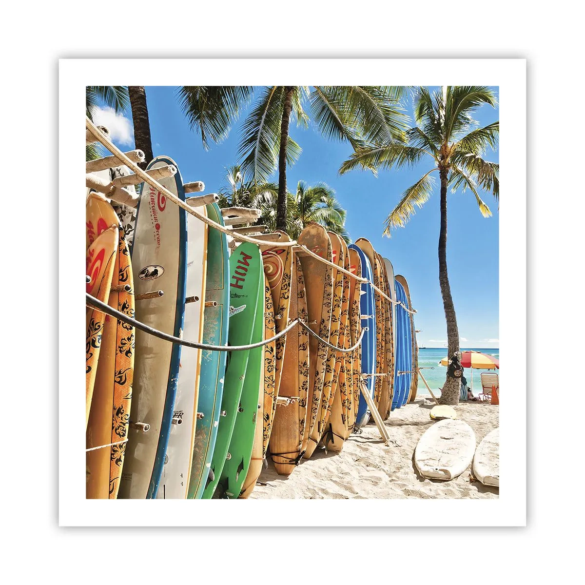 Póster - Diversión soleada - 60x60 cm