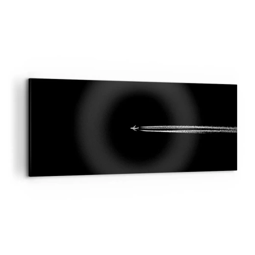 Cuadro sobre lienzo - Impresión de Imagen - En otra dimensión - 100x40 cm