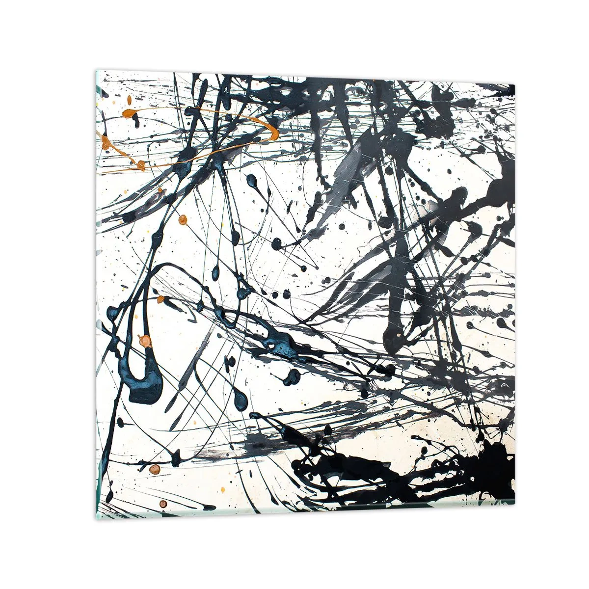 Cuadro sobre vidrio - Impresiones sobre Vidrio - Abstracción expresionista - 30x30 cm