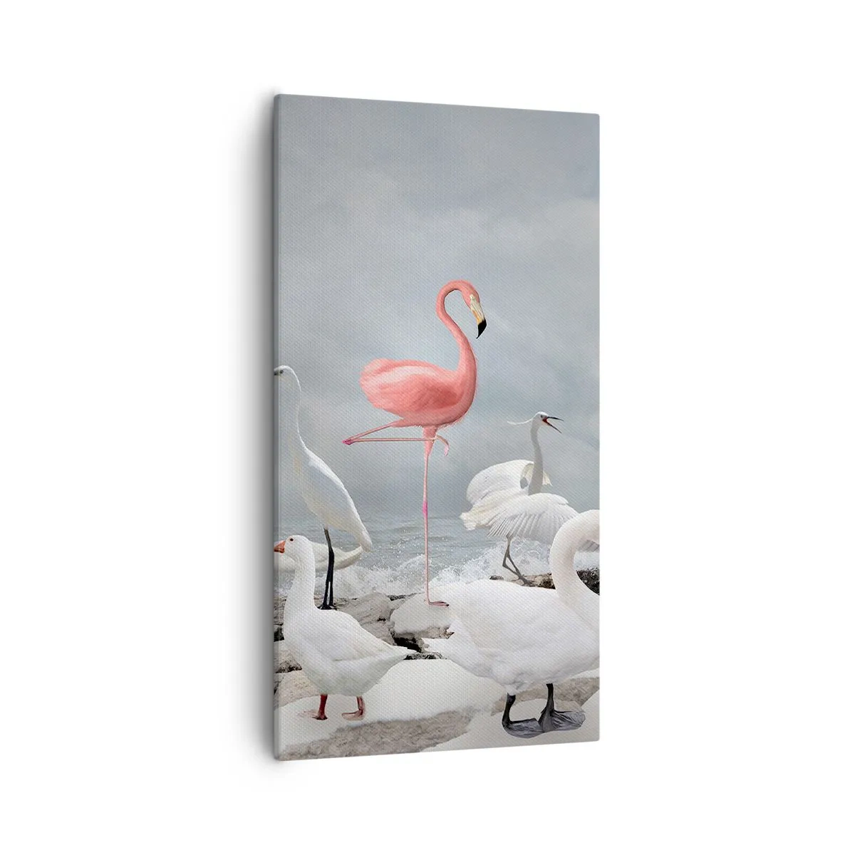 Cuadro sobre lienzo - Impresión de Imagen - ¿De dónde vengo? - 55x100 cm