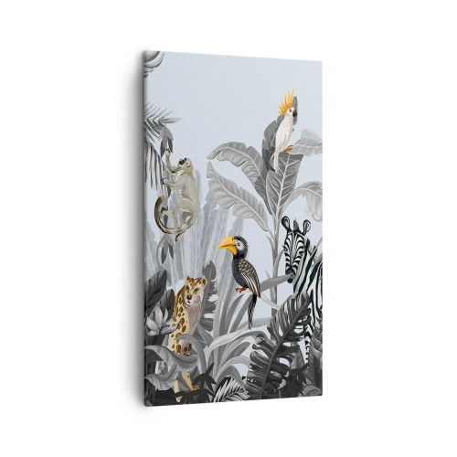 Cuadro sobre lienzo - Impresión de Imagen - Un cuento de hadas africano - 45x80 cm