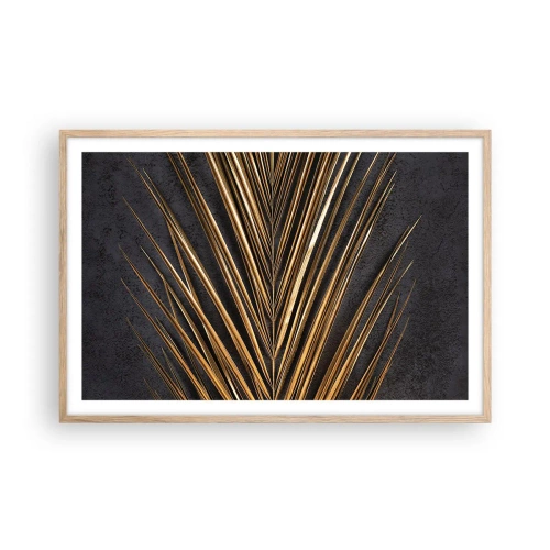 Póster en marco roble claro - El oro de los trópicos - 91x61 cm