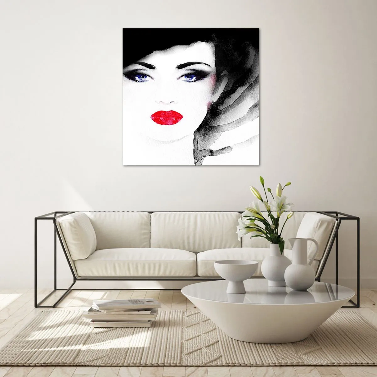 Cuadro sobre vidrio - Impresiones sobre Vidrio - Lenguaje no verbal - 50x50 cm