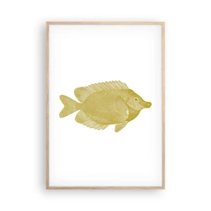 Póster en marco roble claro - No recuerdo quién eras - 70x100 cm