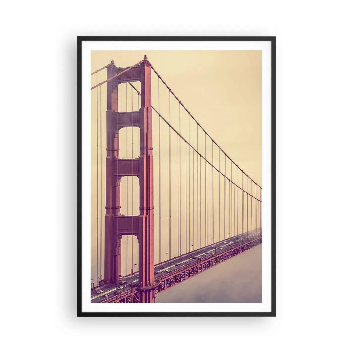 Póster en marco negro - Entre el cielo y la tierra - 70x100 cm