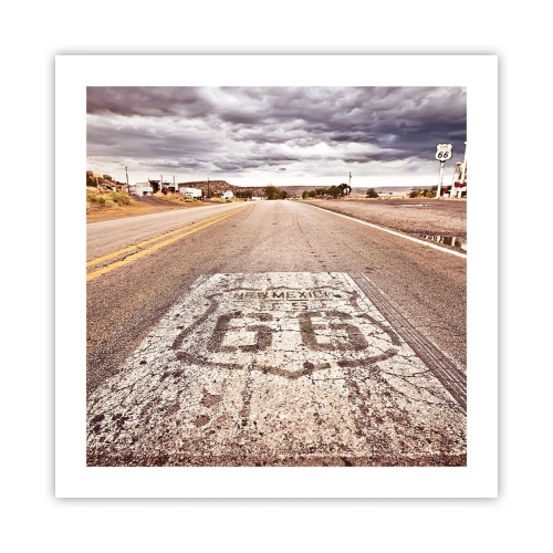 Póster - Mother Road: una leyenda americana - 50x50 cm