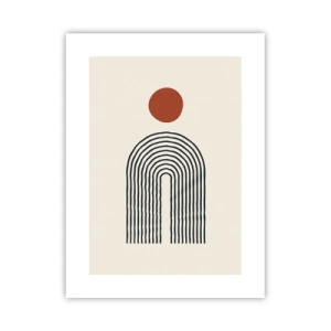 Póster - Magnetismo de formas y colores - 30x40 cm