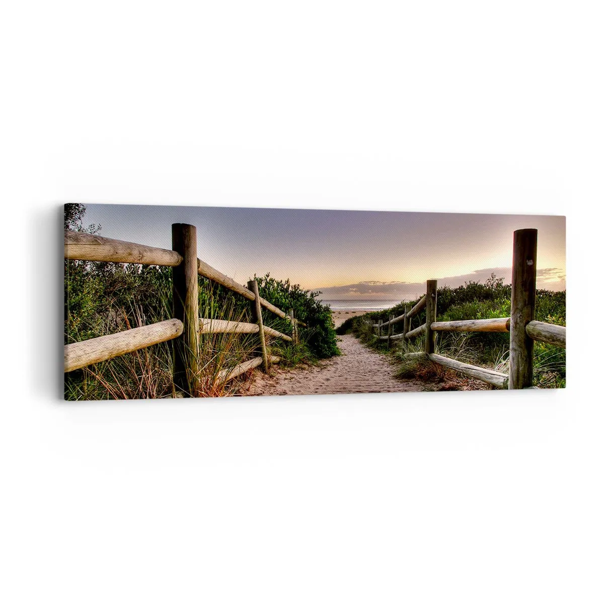 Cuadro sobre lienzo - Impresión de Imagen - Objetivo a la vista - 90x30 cm