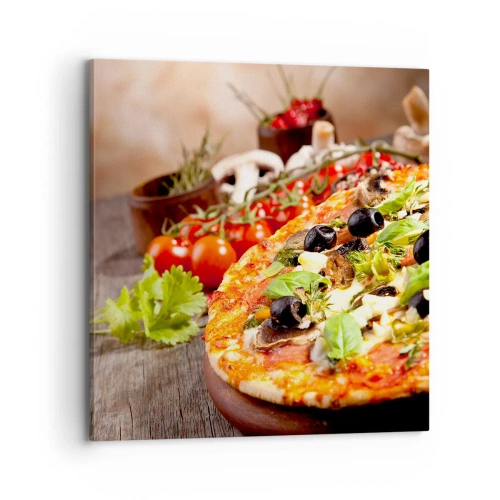 Cuadro sobre lienzo - Impresión de Imagen - De ingredientes puros - 70x70 cm