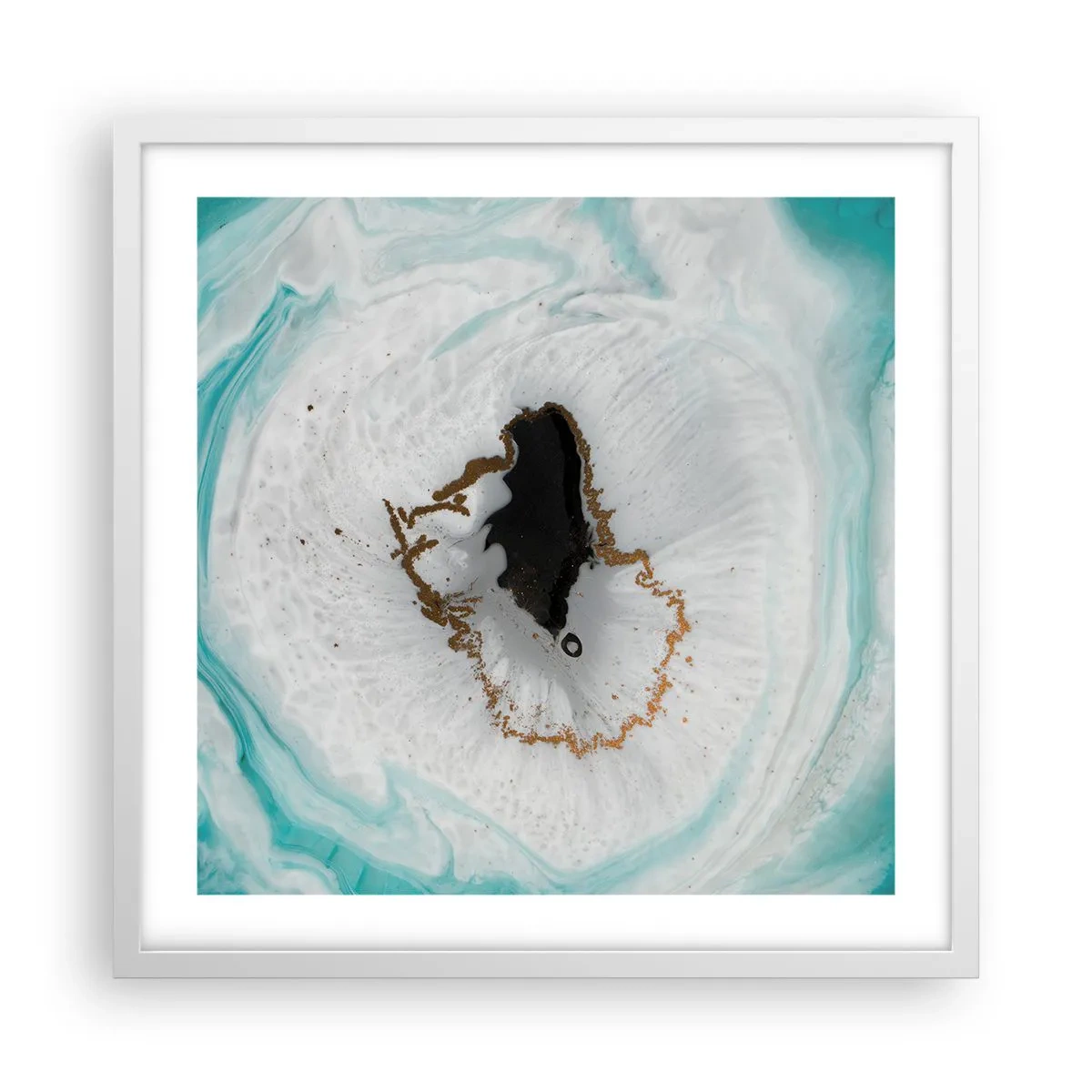 Póster en marco blanco - Para acceder al interior - 50x50 cm