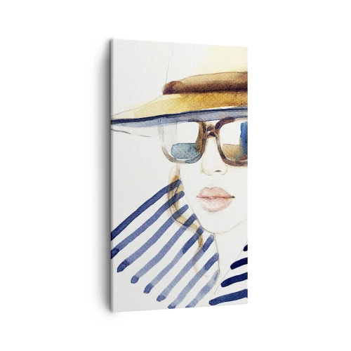 Cuadro sobre lienzo - Impresión de Imagen - ¡Florida le da la bienvenida! - 45x80 cm