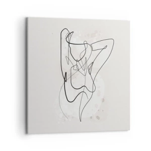 Cuadro sobre lienzo - Impresión de Imagen - El arte de la seducción - 60x60 cm