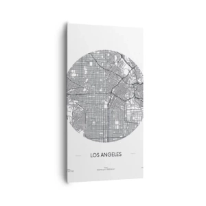 Cuadro sobre lienzo - Impresión de Imagen - Anatomía de Los Ángeles - 65x120 cm