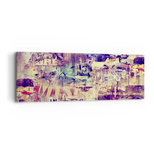Cuadro sobre lienzo - Impresión de Imagen - Y eso es todo lo que quedará - 90x30 cm