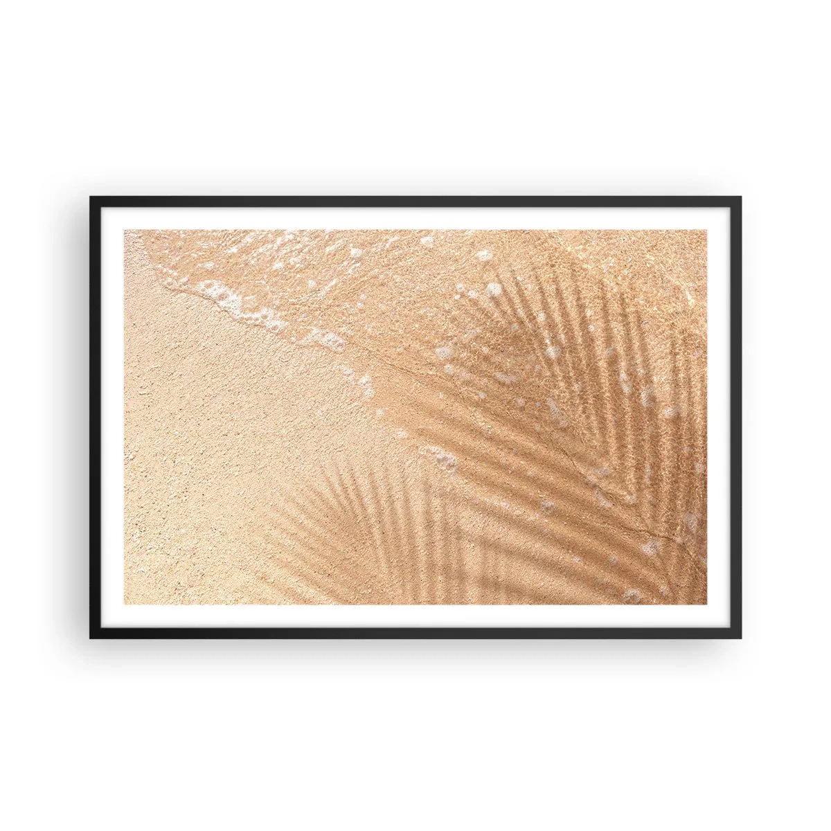 Póster en marco negro - La sombra de un verano caluroso - 91x61 cm