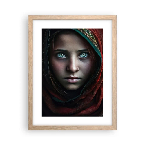 Póster en marco roble claro - Princesa del Este - 30x40 cm