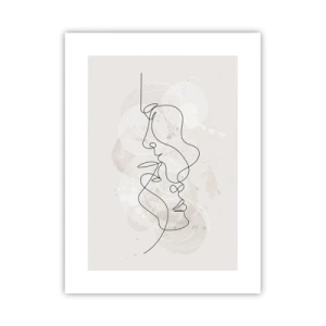 Póster - En un abrazo - 30x40 cm