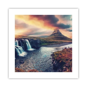 Póster - En la majestuosidad de la naturaleza - 40x40 cm