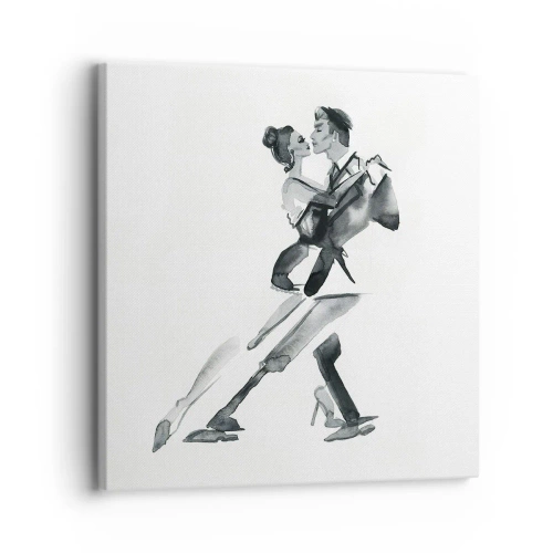 Cuadro sobre lienzo - Impresión de Imagen - Todos al son de la música - 30x30 cm