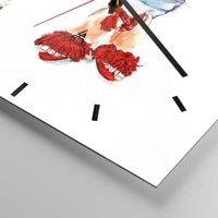 Esfera sin numeración, con rayas