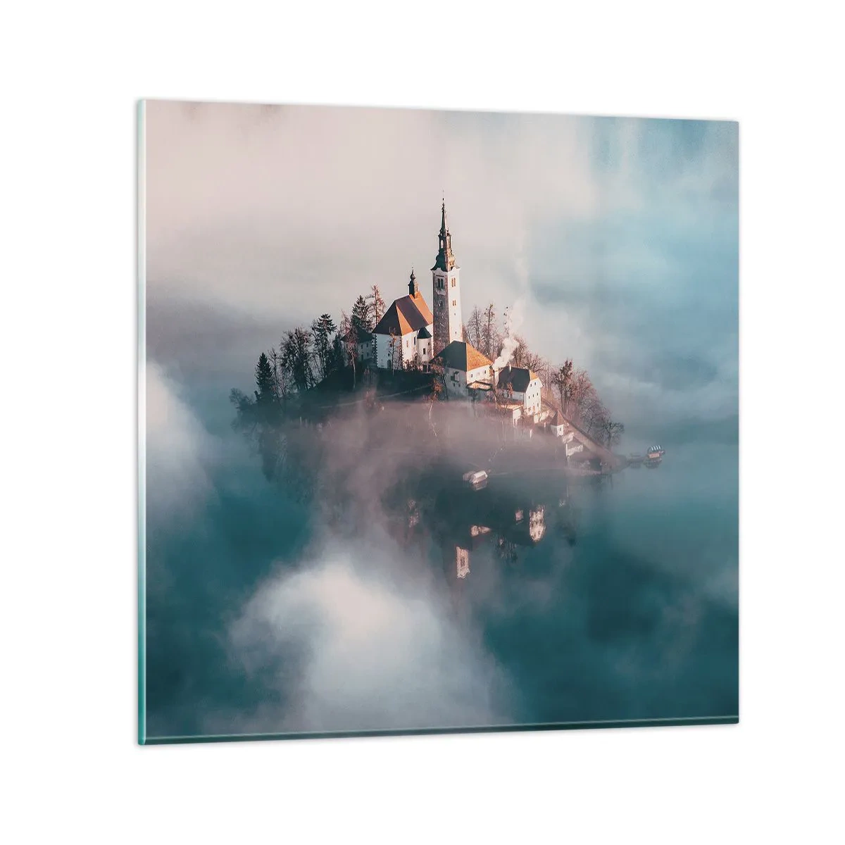 Cuadro sobre vidrio - Impresiones sobre Vidrio - Isla de los sueños - 60x60 cm