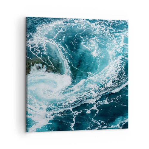 Cuadro sobre lienzo - Impresión de Imagen - Torbellino al núcleo de la Tierra - 50x50 cm