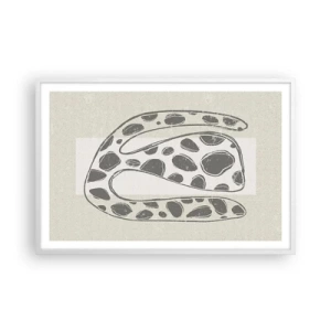 Póster en marco blanco - Una criatura extraña - 91x61 cm