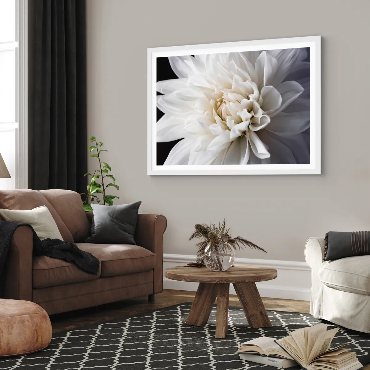 Póster en marco blanco - La novia de la mañana - 100x70 cm