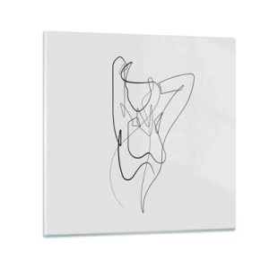 Cuadro sobre vidrio - Impresiones sobre Vidrio - Realmente, tal y como eres - 30x30 cm