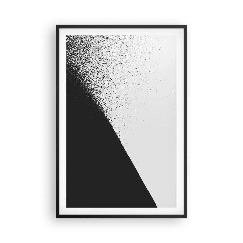Póster en marco negro - Cada vez más rápido, cada vez más alto - 61x91 cm