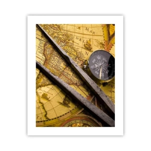 Póster - ¿Dónde están los tesoros? - 40x50 cm