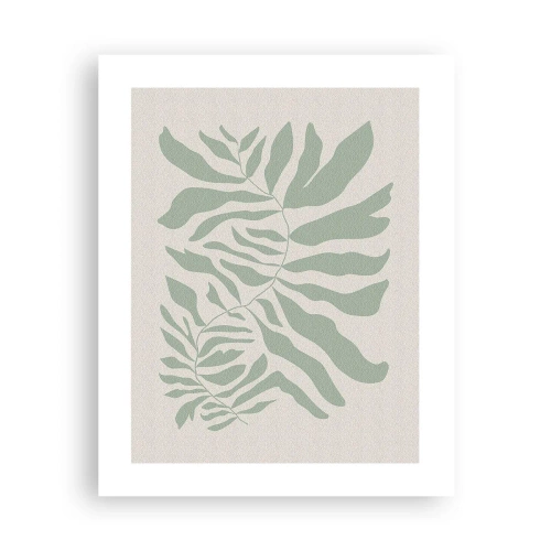 Póster - Rama esmeralda - 40x50 cm