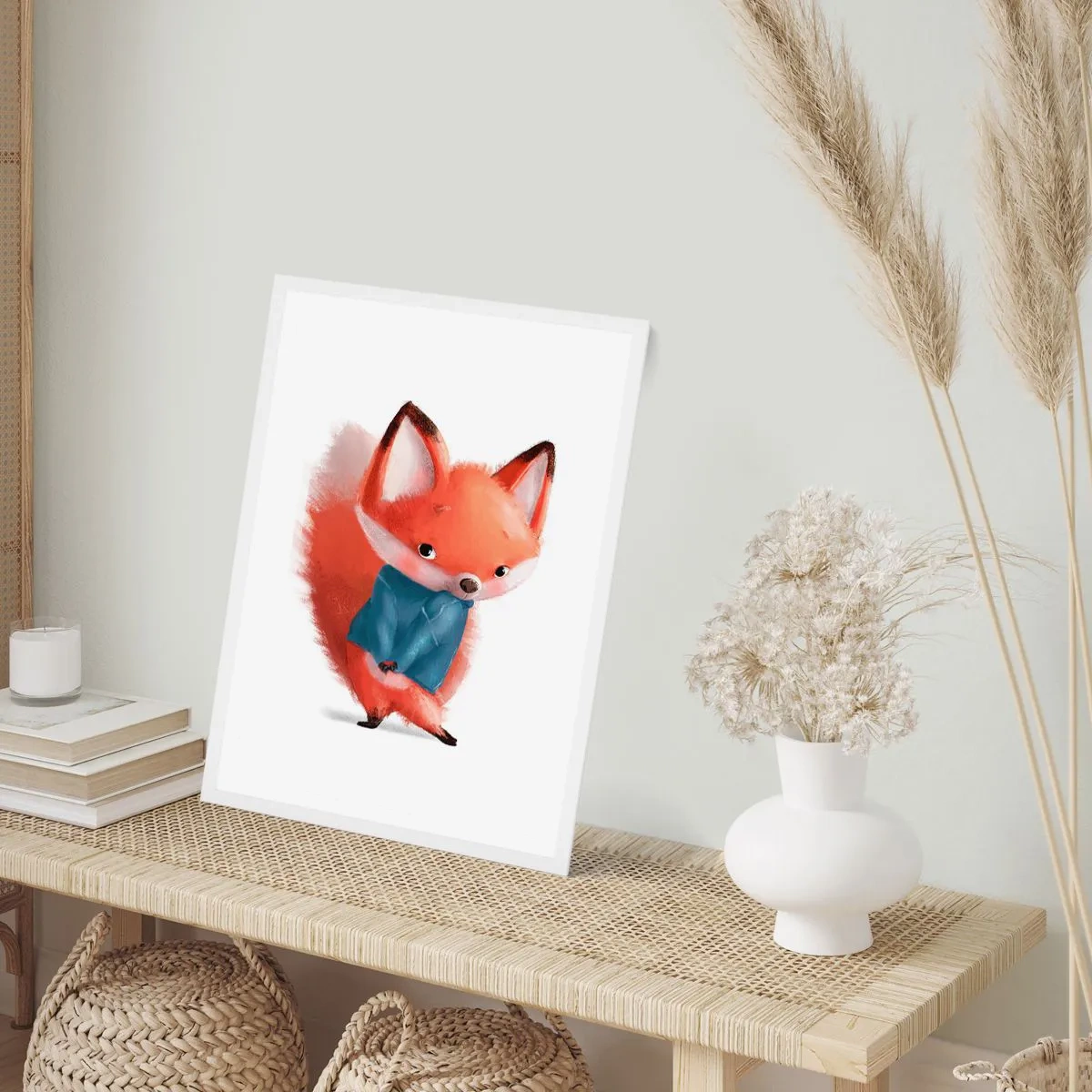 Póster en marco blanco - ¿Me veo bien con esto? - 50x70 cm