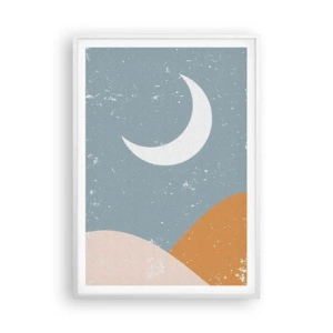 Póster en marco blanco - La maravilla de muchas noches - 70x100 cm