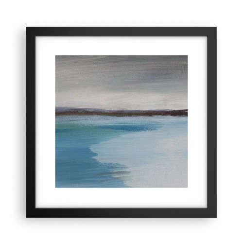 Póster en marco negro - Paisaje horizontal - 30x30 cm