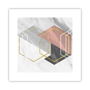 Póster - Composición en cadena - 30x30 cm